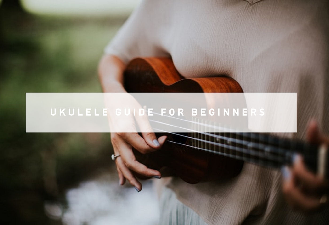 Master Ukulele A Woman Playing Uklele