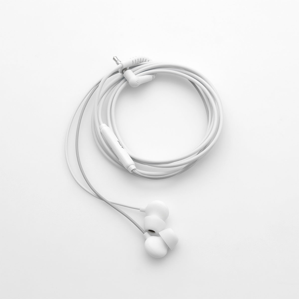 ADV. Sleeper Loop Silicone Earphones with Built-in Cable Tie and Volume Control For Sleep and Relaxation, Meditation