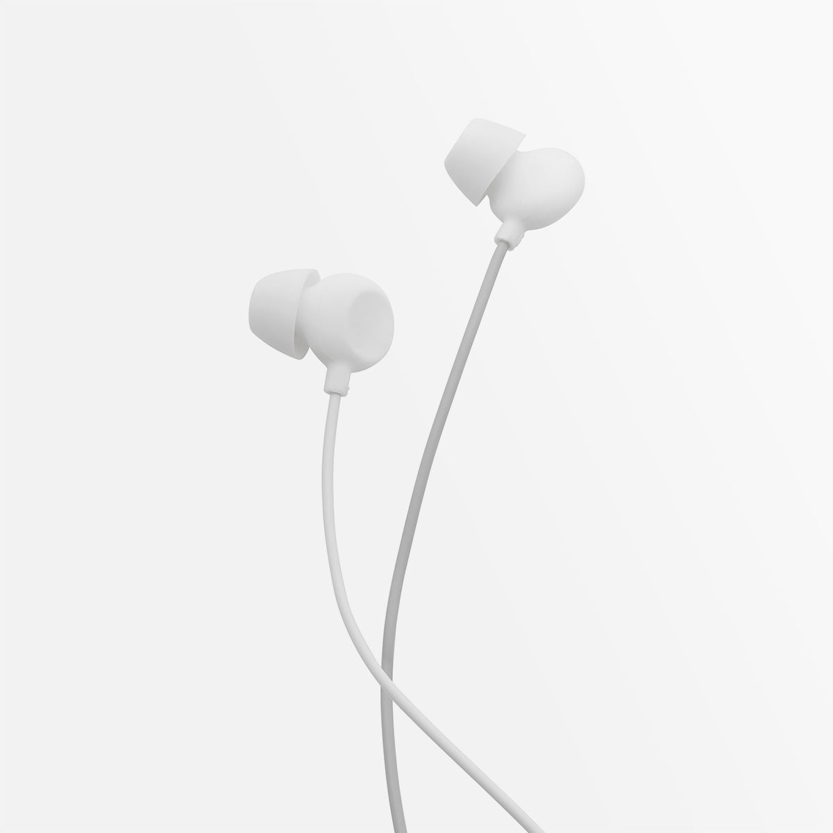 ADV. Sleeper Loop Silicone Earphones with Built-in Cable Tie and Volume Control For Sleep and Relaxation, Meditation