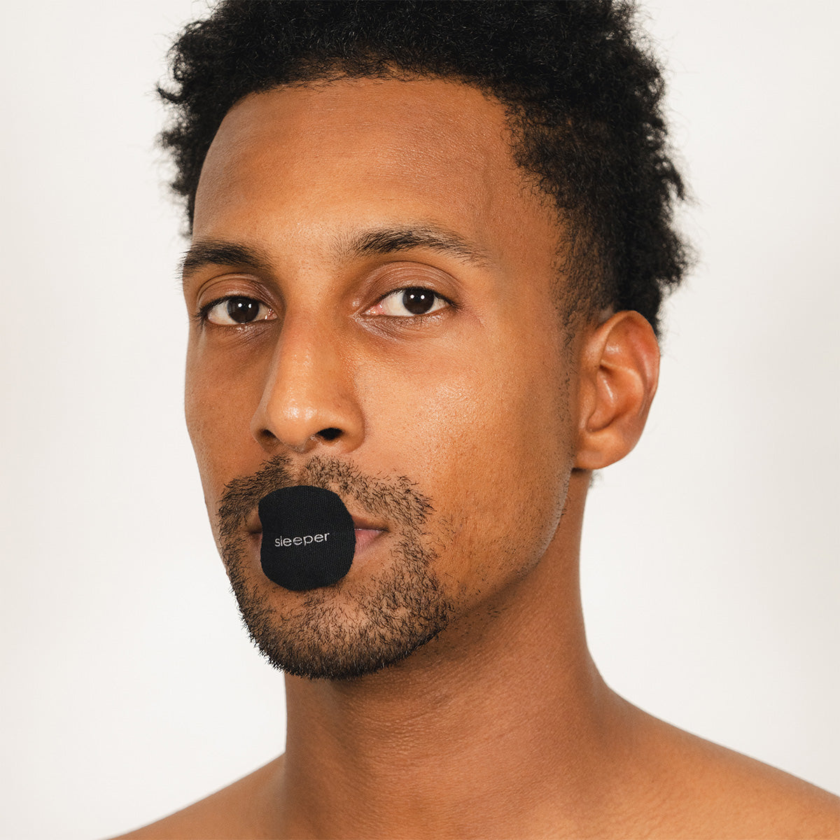 Sleeper Breathe Breathable Woven Mouth Tape for Better Sleep Reduce Snoring Prevent Dry Mouth Black