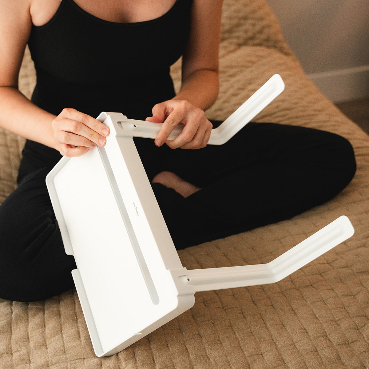 Sleeper Shelf Bedside Phone Stand & Cable Organizer