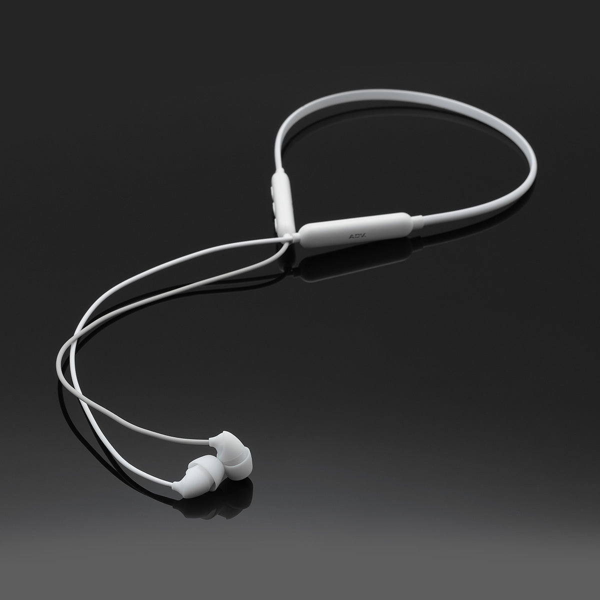 ADV. Sleeper Wireless Bluetooth Neckband Earbuds for Sleeping ASMR Travel Meditation White
